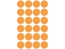 ETIKETTEN ROND (FLUO ORANJE, 96, 18)