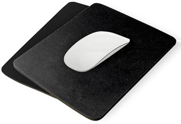 Q-Connect Muismat, Economy, Ft 22 X 33 Cm , Zwart