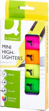 q-connect surligneur mini 6x