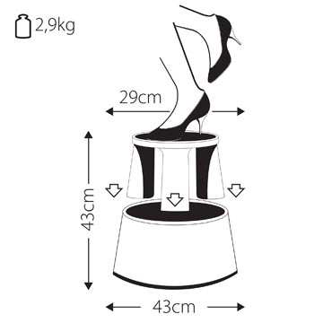q-connect tabour plastique nr