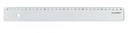 Q-CONNECT MEETLAT PLASTIC, IN ETUI, 30cm