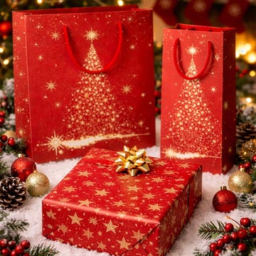 classic x-mas present rempli