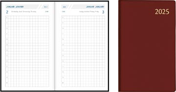 ZAKAGENDA 105X165 1D/BL. PLAST