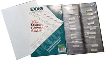 exxo badge aimant 60x90 p20