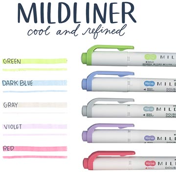mildliner surligneur cool 5x