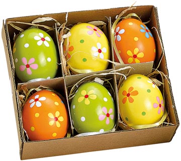 deco susp oeufs motif 6x