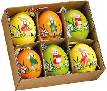 deco susp oeufs motif 6x