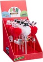 pompom pen noel stylo bille