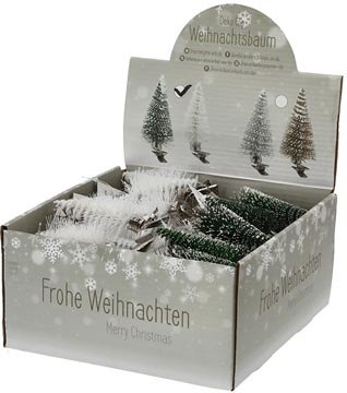 sapin noel paillettes 8 cm