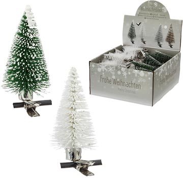 sapin noel paillettes 8 cm