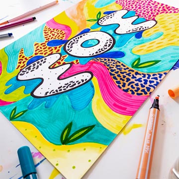 stabilo pen 68 max arty x6 ass