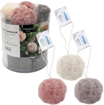 deco susp pompom 9 cm