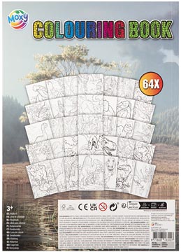 livre color dino a4 64 pages