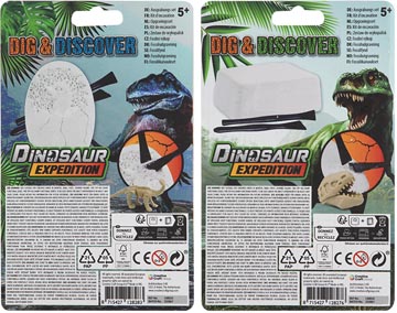 kit de fouilles fossiles dino