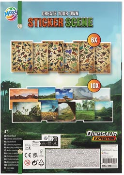 livre autocollants dino