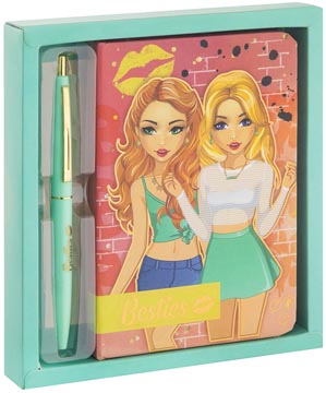 besties carnet notes et stylo