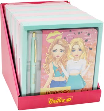 besties carnet notes et stylo
