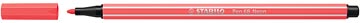 stabilo pen 68 rouge neon