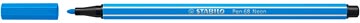 stabilo pen 68 bleu neon