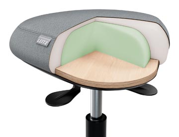 leitz ergo tabouret oscillant