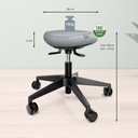 leitz ergo tabouret oscillant