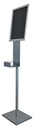 colonne desinfection 1,5m gris