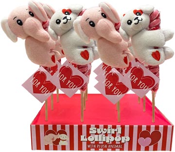 lollyswirl sucette peluche 50g