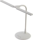 alba lampe bureau led twin blc