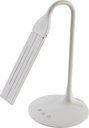 alba lampe bureau led twin blc