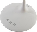 alba lampe bureau led twin blc