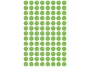 ZWECK ETIKETTEN (8MM (ROND), FLUO GROEN)