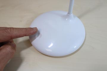unilux bureaulamp nelly, wit