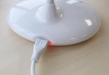 unilux bureaulamp nelly, wit