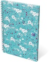 floral cahier b5 l 60f ass