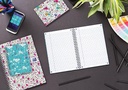 floral cahier b5 l 60f ass