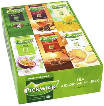 Pickwick Thee, Combipack 6 Smaken, Pak Van 150 Stuks