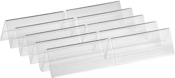 europel porte-nom 55x150mm p10