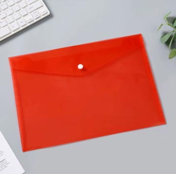 pochette documents a5 rouge