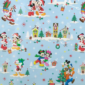 pap cadeau 70cmx2m noel disney