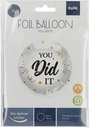 ballon alu 45cm you did it