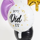 ballon alu 45cm you did it