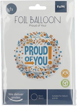 ballon alu 45cm proud