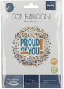 ballon alu 45cm proud