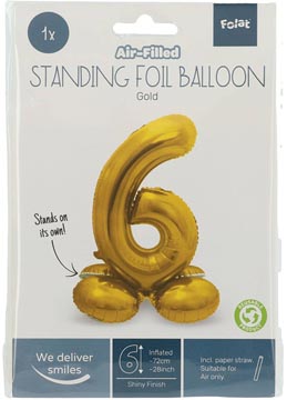 ballon alu 72cm or 6