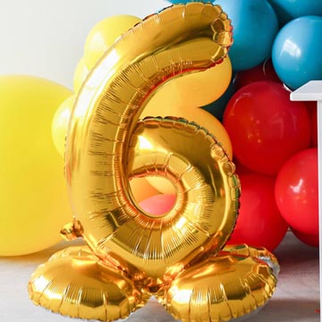 ballon alu 72cm or 6