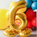 ballon alu 72cm or 6