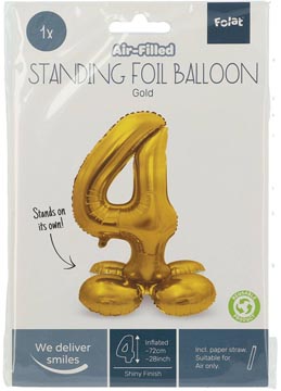 ballon alu 72cm or 4