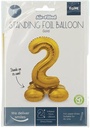 ballon alu 72cm or 2
