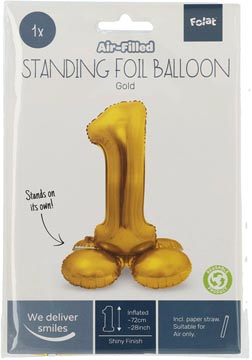 ballon alu 72cm or 1