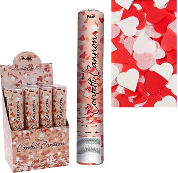 canon confettis coeurs 28cm